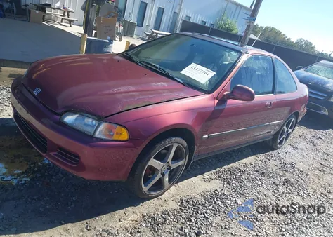 1994 Honda Civic Ex from USA, damaged, VIN 1HGEJ1137RL029459